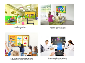 TV thông minh 55/65/75 inch phù hợp cho phòng họp lớp học cảm ứng chữ viết tay chống cháy nổ màn hình hai lớp - Product Image 4