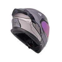 Casque de moto modulaire intégral rabattable, casques de moto unisexes en ABS avec double visière, approuvé DOT pour adultes femmes hommes