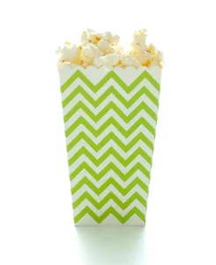 Green Popcorn Boxes Candy Buffet Supplies, Dessert Table Wedding Favors, Mini Movie Theater Popcorn Box