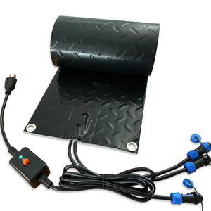 Nhà sản xuất Ngoài Trời Linh Hoạt điện sưởi ấm Thảm hệ thống 220V/110V không trượt cao su tuyết tan chảy Pad ngoài trời 25*75cm duy nhất - Product Image 2