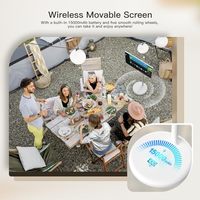 Rechargeable TV 21.5/27/32 sur roues écran tactile moniteur Rotation roulant tablette TV équipement de diffusion en direct Smart Portable TV