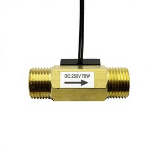 เซ็นเซอร์วัดการไหลของน้ำแบบแม่เหล็กภายนอก ระบบไหลเวียน 4 จุด ทองแดง สวิตช์เริ่มทำงานเมื่อการไหลต่ำ ประเภทผลิตภัณฑ์เซ็นเซอร์วัดการไหล - Product Image 5