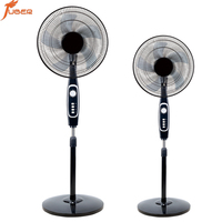 Ventilateur sur pied oscillant 16-18 pouces, 5 pales, électrique, à volume d'air élevé, économique, pour la maison