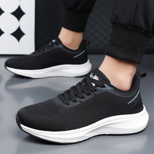 Chaussures décontractées pour hommes en gros – Tendance mode été et automne, style rétro papa, à lacets, pour course en extérieur, tige en tissu - Product Image 2