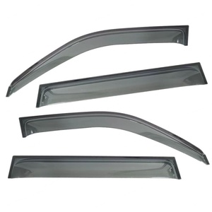Pour TOYOTA LAND CRUISER LC100 LC200 LC300 FJ 2003-2007, 4 pièces, déflecteurs de fenêtre de voiture personnalisés, pare-pluie, visière de fenêtre - Product Image 3