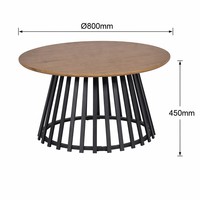 Table à manger moderne en bois grainé 3D, écologique, plateau en MDF E2 sans peinture, pieds en tube de fer noir, OEM ODM, vente en gros en Chine, hôtel