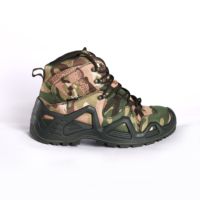 Chaussures de randonnée respirantes en tissu Fly Knit, chaussures de marche à lacets, chaussures de randonnée antidérapantes, bottes tactiques légères pour hommes