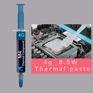 Abu-abu asli M4 2g 4g 8g Pasta Termicass De Prata untuk komputer Laptop Cpu Gpu Vga Termal lemak terlal pasta senyawa termicass
