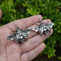 Tendance classique gothique alliage crâne tête Animal papillon insecte série collier boucle d'oreille combinaison costume exquis cadeau pour homme femmes