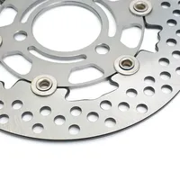 Disque de frein universel flottant à 3 trous, 70 mm, 220 mm, en acier et aluminium, adapté aux motos électriques