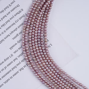 Promotion for 3-4mm Flat Natural Freshwater Pearl White Color Loose Pearl <b>String</b> for DIY Necklace & <b>Bracelet</b> Wholesale - Product Image 3