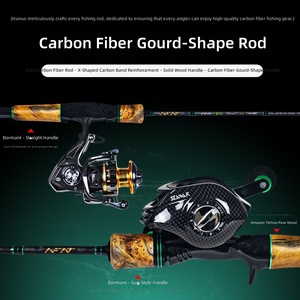 Caña de Pescar de Fibra de Carbono al por Mayor de Fábrica - Set de Caña de Pescar con Señuelo <span class=keywords><strong>Maguro</strong></span> - Acción Ultra-Rígida de Tono Suave con Empuñadura Recta/Pistola - Product Image 3