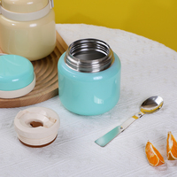 Vente en gros pot alimentaire personnalisé en acier inoxydable 316 à emporter récipient isolant thermos bouteille d'eau avec cuillère