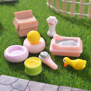 Adornos de Paisaje Simulados en Resina en Miniatura, Tema de Gatos, Accesorios de Jardín, Juguetes y Casas para Gatos, Juguetes Pequeños de Bricolaje para Niños - Product Image 2