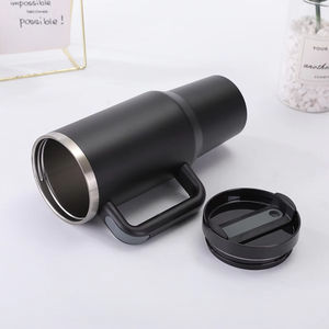 40oz Double Wall Stainless Steel Vacuum Insulated Tumbler Handle Straw Graduation <b>Gift</b> 6-12 Hours Thermal Performance - Product Image 6