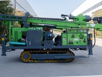 Foreuse géologique portable sur chenilles, entièrement hydraulique, pour l'exploration de puits jusqu'à 1000 m