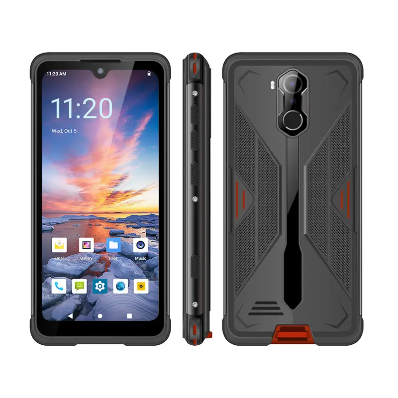 UNIWA TS818 6 Inch IP68 waterproof android rugged smartphone with wireless charging/NFC