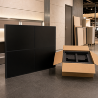 Écran LCD de 49 pouces à cadre mince de 1,8 mm, luminosité de 700 cd/m², garantie de 2 ans, mur vidéo pour salles de conférence d'entreprise