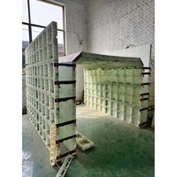 Panneaux de coffrage en plastique pour dalles de sol de villas modernes à haute résistance, légers, réutilisables, système de taille réglable