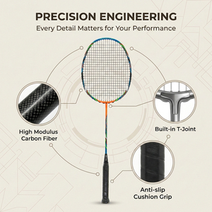 Raquette de <span class=keywords><strong>badminton</strong></span> professionnelle <span class=keywords><strong>en</strong></span> fibre de carbone avec poignée haute résistance pour adulte - Product Image 2