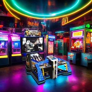 Machine de jeu <span class=keywords><strong>d</strong></span>'arcade de simulateur vidéo de tir de pistolet LCD 65 à pièces Storm 1 pour 2 joueurs pour FEC - Product Image 4