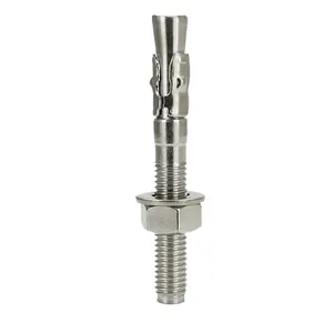 สแตนเลสคุณภาพสูง304 M12 * 120 Expansion Wedge Anchor Bolt