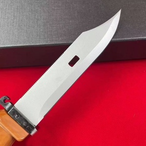 Customized 1095 Steel Fixed Blade <b>Plastic</b> Handle <b>Pocket</b> Knife Multifunctional DIY Expedition Survival ODM OEM Support 1 Year - Product Image 1