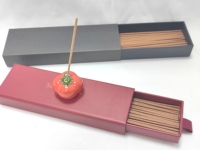 Logo personnalisé Encens Japonais Sans Bambou Sans Fumée Oud Bois De Santal Encens Gingembre Fraise Bois Graine Carton Religieux