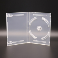 SUNSHING Usine En Gros Noir 1 Disque Empilable DVD Cas Blanc CD Poly Empilable Carré Boîte Clair Empilage Hub Blu ray Cas