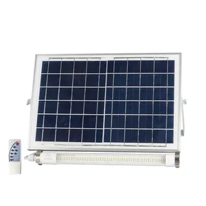 New high efficiency solar LED fluorescent lamp outdoor waterproof IP65 Remote control gaeden LED fluorescent tube light