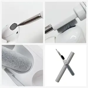 Kit de limpeza de teclado de fábrica, atacado, para airpods, fones de ouvido, escova de limpeza para fone de ouvido, caneta de limpeza, ferramenta