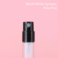 Flacons Vaporisateurs d'Échantillon de Parfum Noirs Mini 1.5ml 2ml 3ml avec Impression de Logo Personnalisé