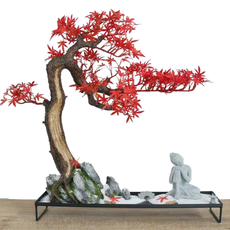 Escritorio personalizado miniatura zen jardín, meditación japonesa jardín mini zen/