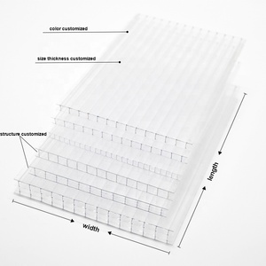 Nhà Máy Giá nhựa vật liệu xây dựng 4mm 6mm 8mm <span class=keywords><strong>10mm</strong></span> nhà kính mái <span class=keywords><strong>Polycarbonate</strong></span> tấm mặt trời - Product Image 1
