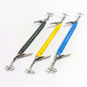 NUTLINK Porte-amalgames dentaires manuels en plastique, réguliers/jumbo, 2mm/3mm, instruments de restauration à double extrémité, certifiés CE - Product Image 1