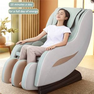 2025 Luxus 4D Ganzkörper 8D Feste Köpfe Schwerelosigkeit SPA Pediküre Massage stuhl Mini Electric mit PU-Leder material - Product Image 5