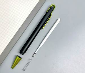 Matte Black Plastic Click <b>Ballpoint</b> <b>Pen</b> Multi Color Anodized Clip & Tip Custom Logo Metal Advertising <b>Pen</b> for Trade Show - Product Image 4