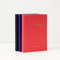 Journal de pleine conscience en tissu lin A5 avec logo personnalisé, journal de guérison de soi avec 3 choix de couleurs esthétiques