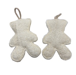 Éponge en forme de cœur Luffa <span class=keywords><strong>Loufa</strong></span>, serviette de bain naturelle en forme d'animal, épurateur, prix de gros - Product Image 2