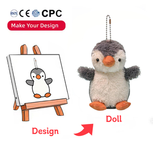 Ce CPC OEM ODM nhà sản xuất tùy chỉnh động vật loạt mini đồ chơi sang trọng chống Thiết kế tùy chỉnh sang trọng Keychain - Product Image 2