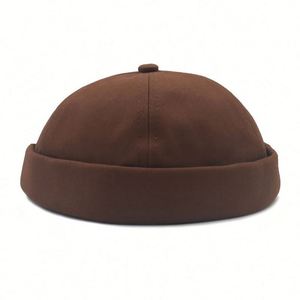 Wholesale Factory Custom <b>Brimless</b> Baseball <b>Cap</b> Unisex Sporty Formal Puff Printing - Product Image 5
