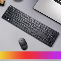 Combo de Teclado y Ratón Inalámbrico Del KM5221W Nano, 79 Teclas, 2.4 GHz, Compacto, Batería de Larga Duración, para Oficina, Hogar, PC