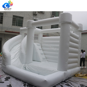 Castello Gonfiabile in PVC Pastello da 0,55 mm per Interni ed Esterni con Soffiatore Incluso - Product Image 3