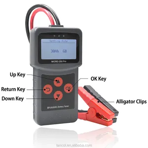 Digitale Batterij Systeem Tester Diagnostische Met Led Voor 12V 24V Auto Cead Zuur MICRO-200Pro