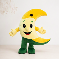 Costume de mascotte lune personnalisé, costume gonflable en peluche de personnage lunaire pour événements, défilés, publicité et spectacles