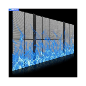 Pushunled thương mại màn hình lớn p3.91 3D quảng cáo hiển thị độ phân giải cao trong suốt LED bảng điều chỉnh cho sxxy SDK Áp phích kỹ thuật số - Product Image 1