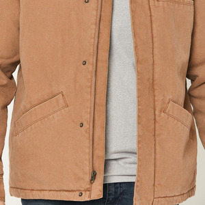 Comfortable Winter <b>Jacket</b> Best Quality Men <b>Canvas</b> <b>Jacket</b> for Winter High Street Style Plain Lightweight Breathable <b>Canvas</b> <b>Jacket</b> - Product Image 4