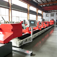 Machine de perçage automatique horizontale pour trous profonds, pour le travail des pièces de cylindres hydrauliques et de tiges de tuyaux, utilisation en usine, perçage max. 150 mm