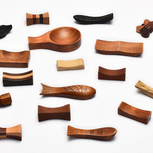 Ensemble <span class=keywords><strong>de</strong></span> repose-baguettes en bois personnalisé, plusieurs styles, sculpté à la main, accessoire <span class=keywords><strong>de</strong></span> table en bois naturel, support pour baguettes - Product Image 2