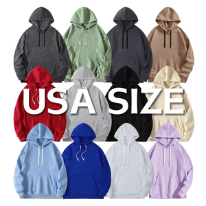 Sudaderas con capucha de poliéster 100% en blanco con estampado personalizado para hombre, Sudadera con capucha de peso pesado en blanco de alta calidad Unisex - Product Image 2